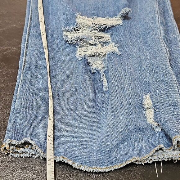 Judy Blue Womens Straight Fit Light Wash Jeans Size 20w Distressed Plus Size - Picture 9 of 9